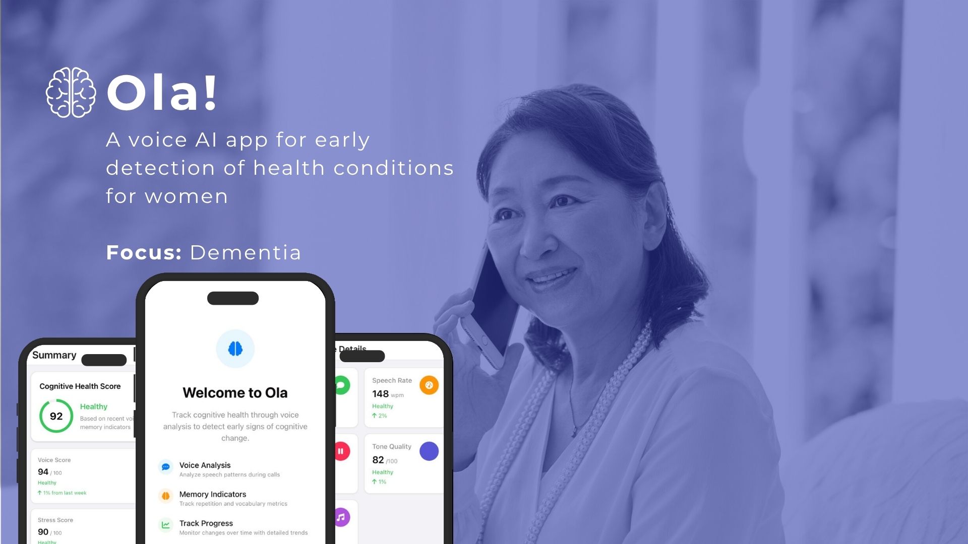 Ola! - voice AI app for early dementia detection